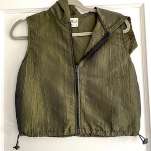SO FUN! inc olive green vest